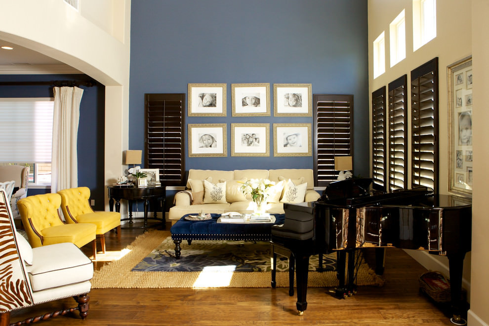 Best ideas about Blue Accent Wall Living Room
. Save or Pin 20 Blue and Brown Living Room Designs Decorating Ideas Now.