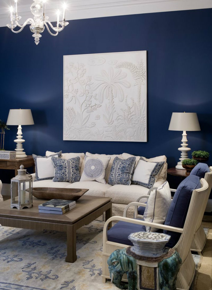 Best ideas about Blue Accent Wall Living Room
. Save or Pin Small living room furniture sets navy blue for accent Now.