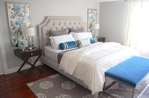 Best ideas about Blue And Grey Bedroom
. Save or Pin Gray and Blue Bedroom Transitional bedroom Erin Now.