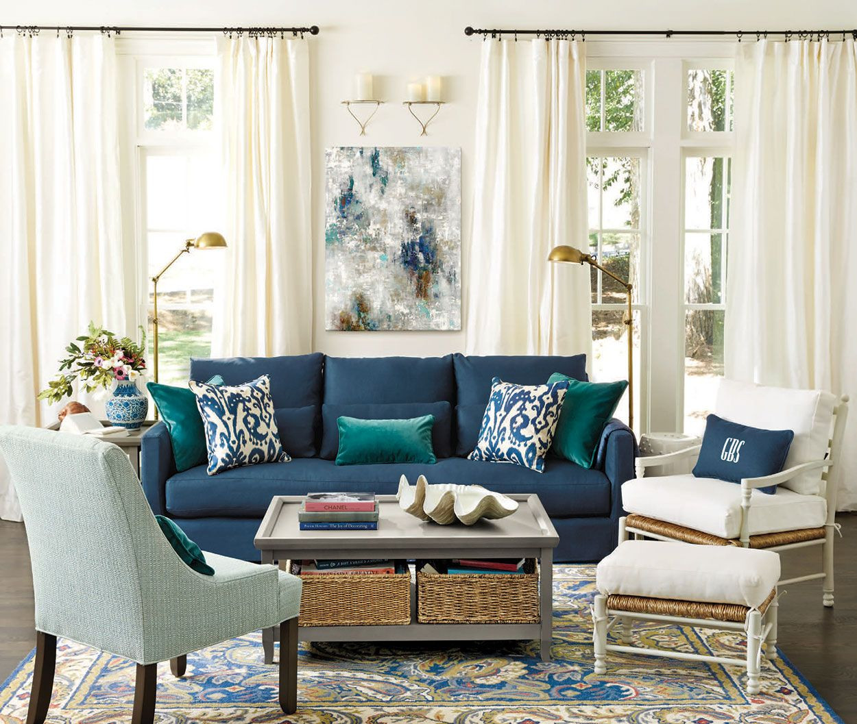 Best ideas about Blue Couch Living Room
. Save or Pin Living Rooms Ideas for Decorating Blue Living Now.