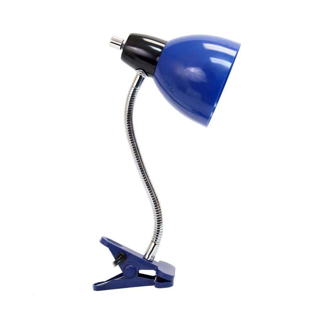 Best ideas about Blue Desk Lamp
. Save or Pin Limelights Adjustable 17 in Blue Clip Lamp Light with Now.