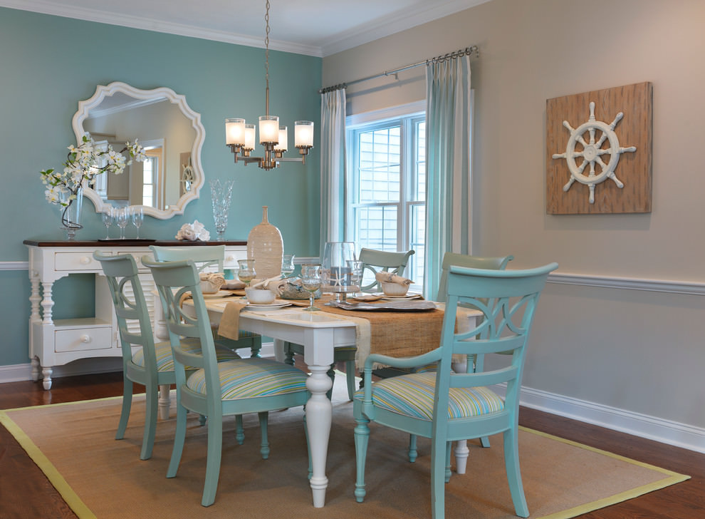 turquoise dining room accessories