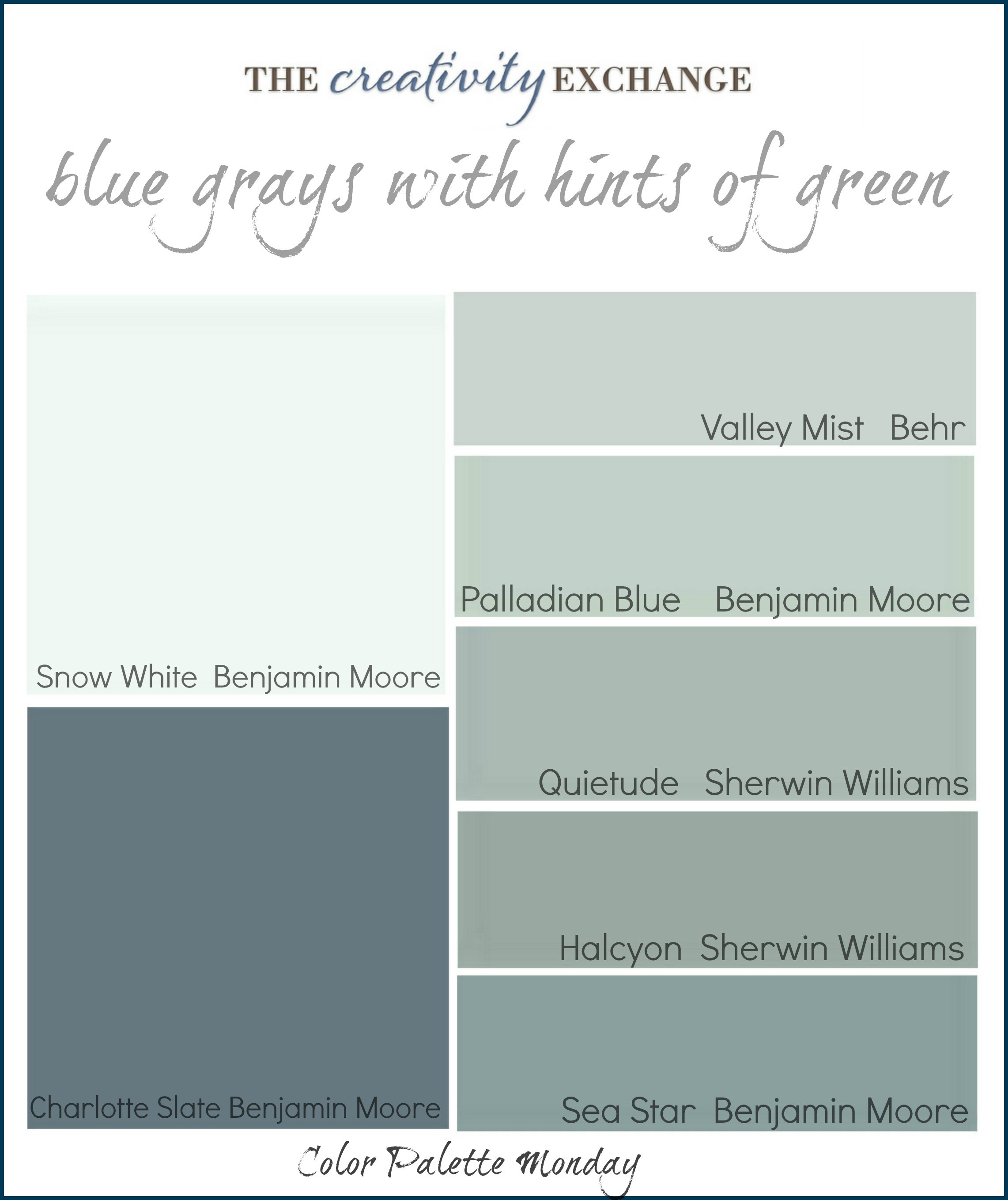 Best ideas about Blue Gray Paint Colors
. Save or Pin Color Palette Monday 1 Now.