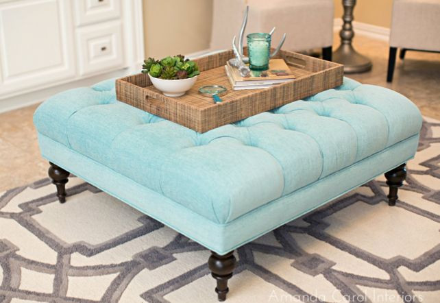 Best ideas about Blue Ottoman Coffee Table
. Save or Pin Light blue ottoman Now.