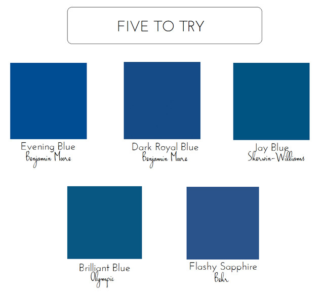 Best ideas about Blue Paint Colors
. Save or Pin 5 Bold Colors For The Front Door Emily A Clark Now.