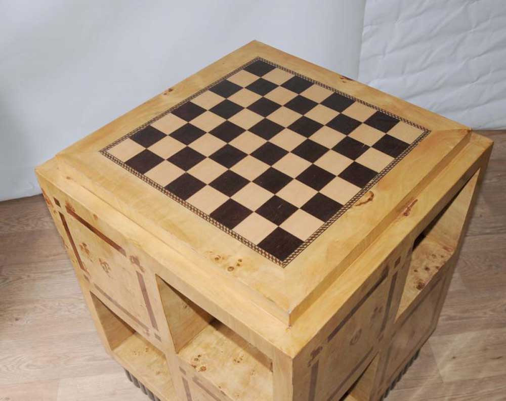 Best ideas about Board Game Coffee Table
. Save or Pin Art Deco Games Table Side Coffee Table Chess Board Furniture Now.