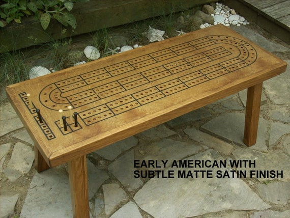 Best ideas about Board Game Coffee Table
. Save or Pin Game Table Cribbage Board Coffee Table Early American Minwax Now.
