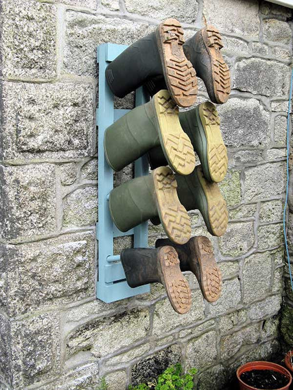 Best ideas about Boot Rack DIY
. Save or Pin 24 Practical DIY Storage Solutions for Your Garden and Yard Now.