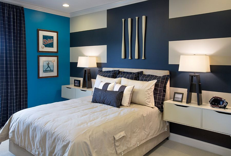Best ideas about Boy Bedroom Painting Ideas
. Save or Pin 20 Trendy Bedrooms with Striped Accent Walls Now.