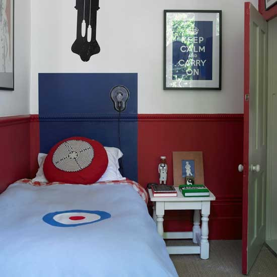 Best ideas about Boy Bedroom Painting Ideas
. Save or Pin Classic red and blue boys bedroom Now.