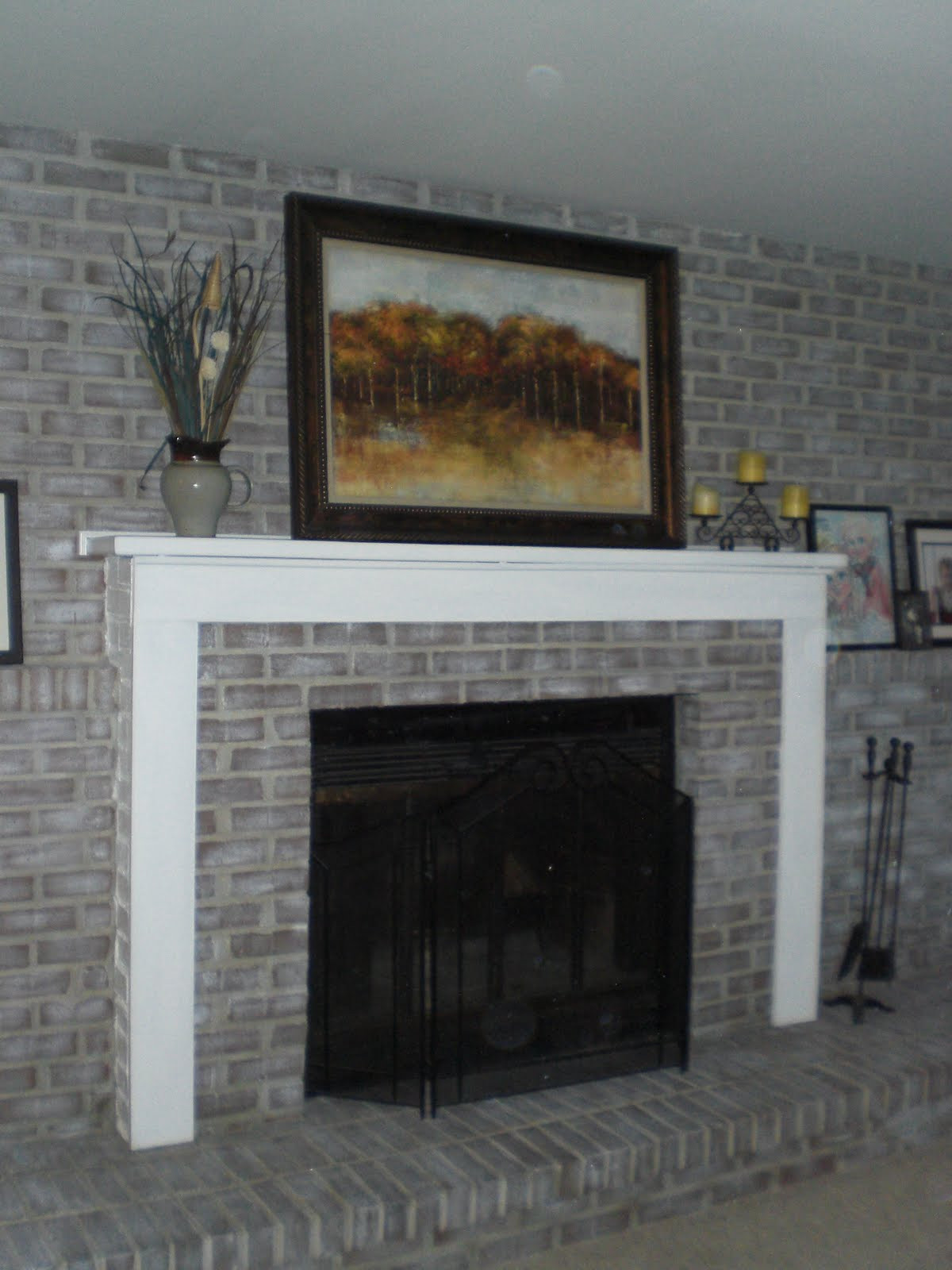 Best ideas about Brick Fireplace Makeover
. Save or Pin DIY Decor Brick fireplace makeover Now.