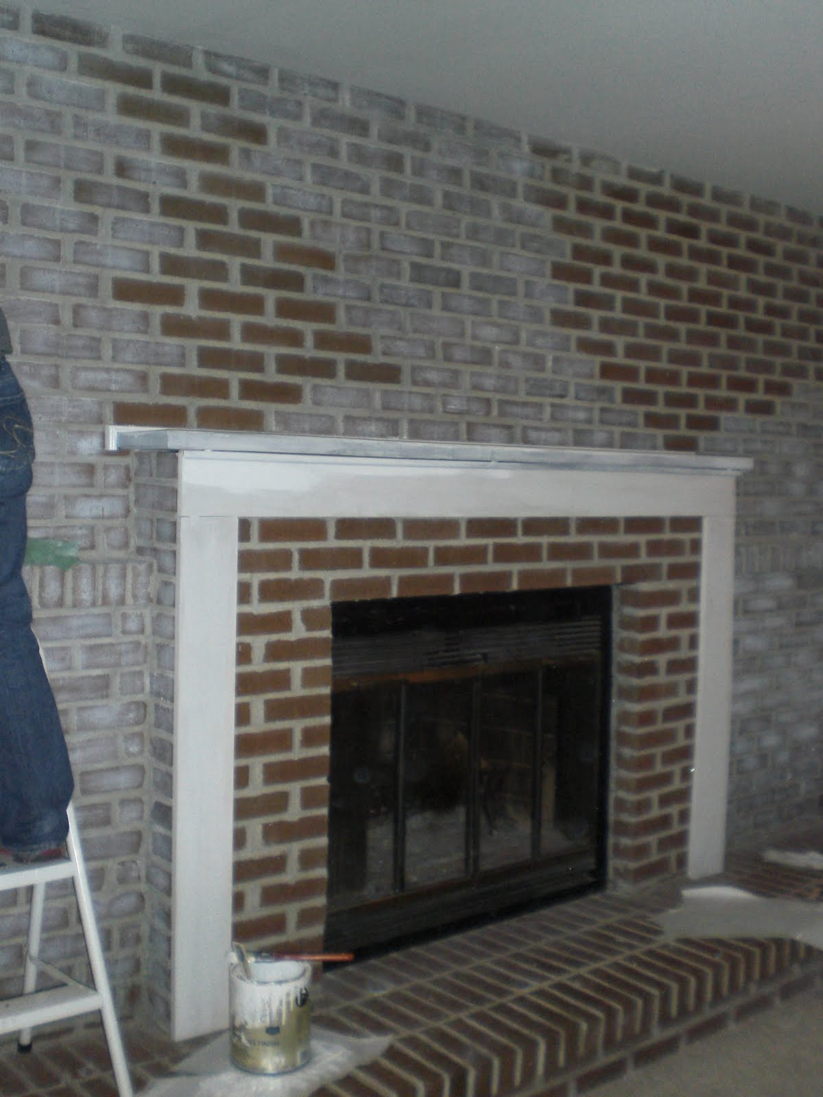 Best ideas about Brick Fireplace Makeover
. Save or Pin DIY Decor Brick fireplace makeover Now.