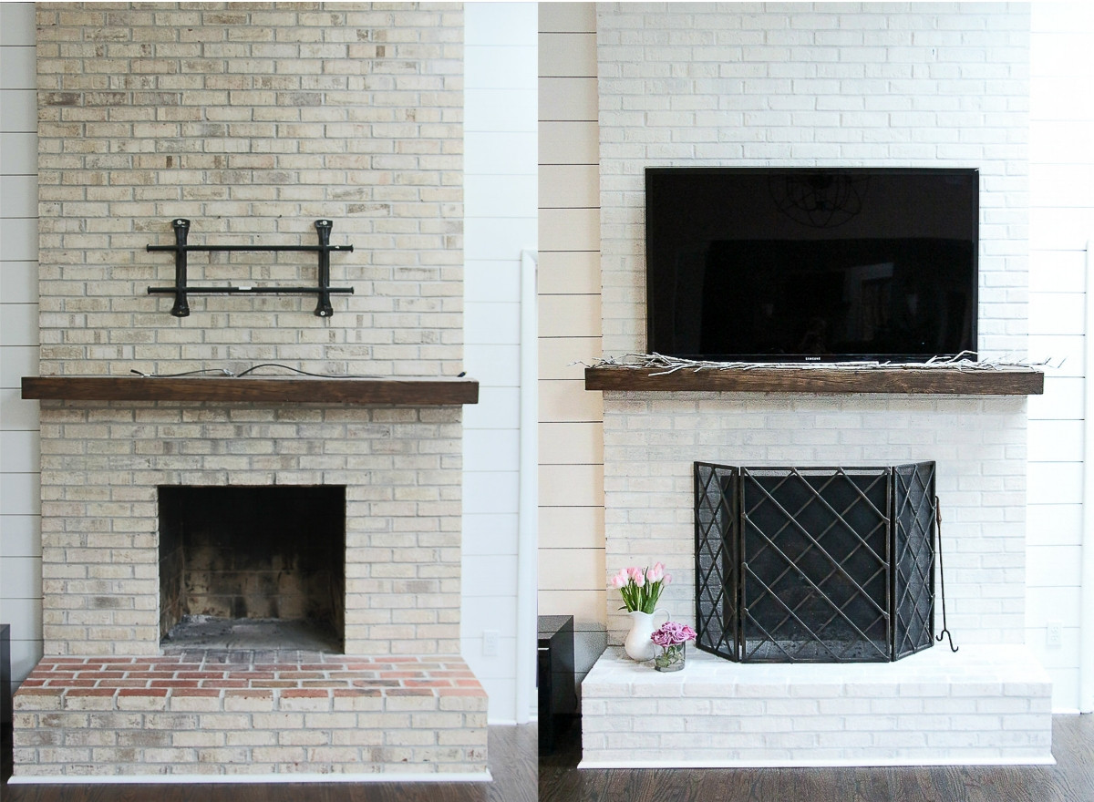 Best ideas about Brick Fireplace Makeover
. Save or Pin Diy Brick Fireplace Makeovers DIY Design Ideas Now.