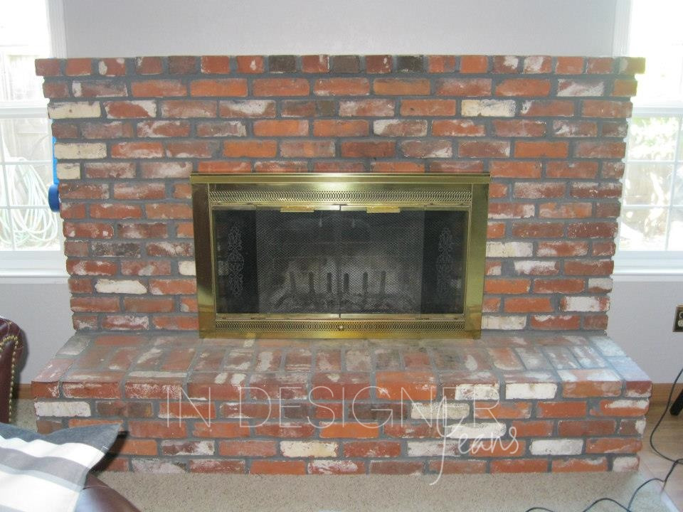 Best ideas about Brick Fireplace Makeover
. Save or Pin In Designer Jeans Brick Fireplace Makeover Now.