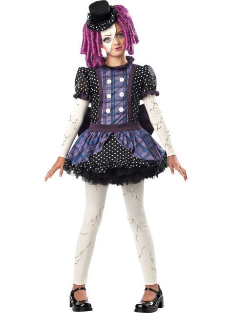 Best ideas about Broken Doll Costume DIY
. Save or Pin Girls Broken Doll Costume Party City Now.