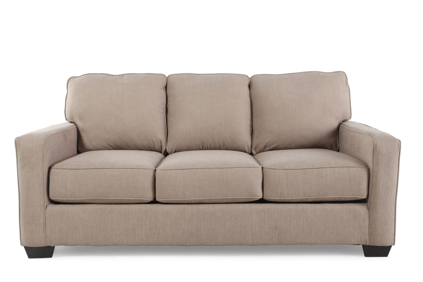 Best ideas about Brown Sleeper Sofa
. Save or Pin Contemporary 76" Full Sleeper Sofa in Light Brown Now.