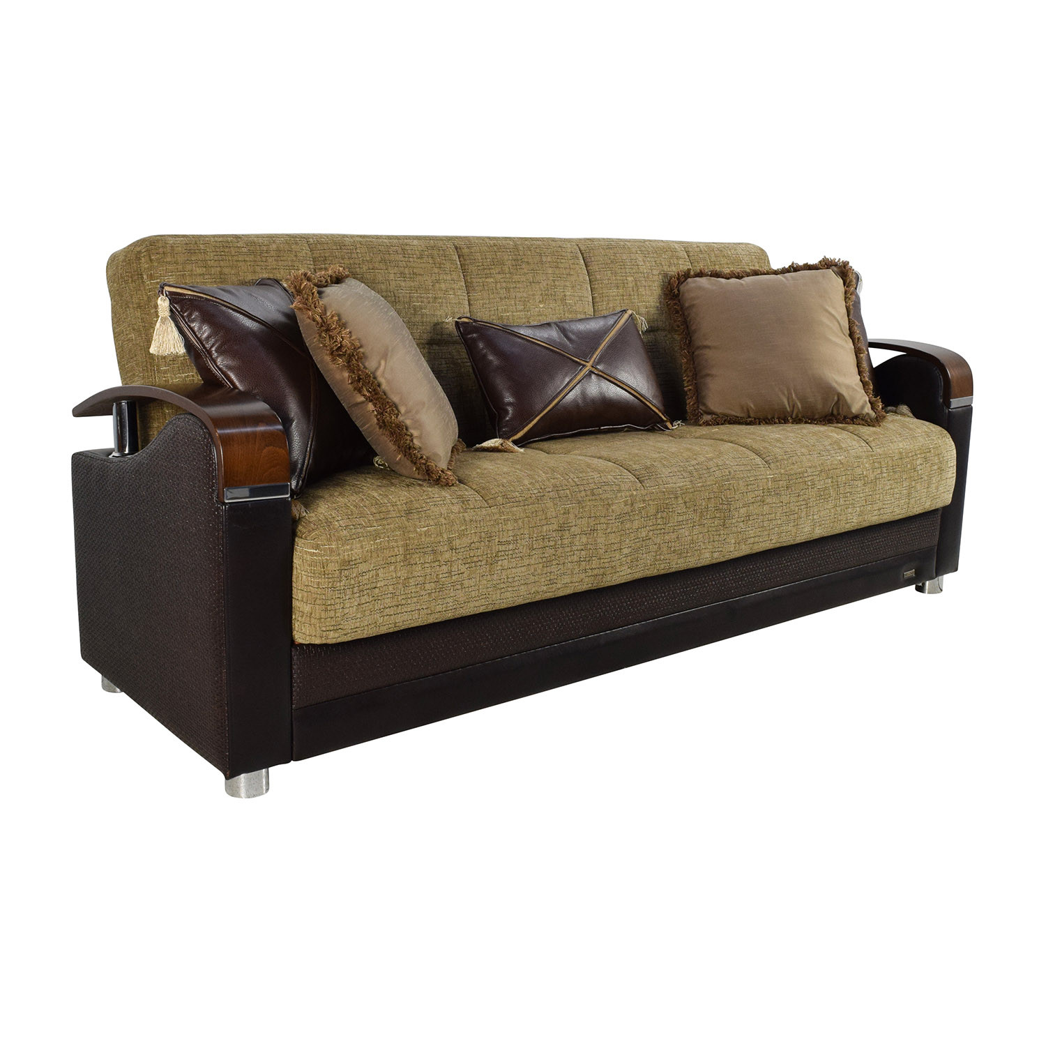 Best ideas about Brown Sleeper Sofa
. Save or Pin OFF Bellona Bellona Luna Gold and Brown Sofa Sleeper Now.