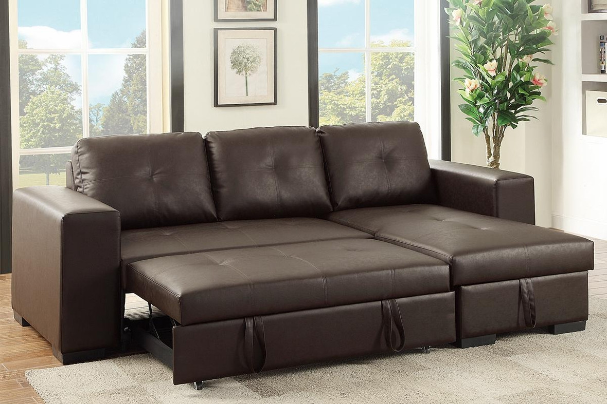 Best ideas about Brown Sleeper Sofa
. Save or Pin Brown Leather Sectional Sleeper Sofa Steal A Sofa Now.