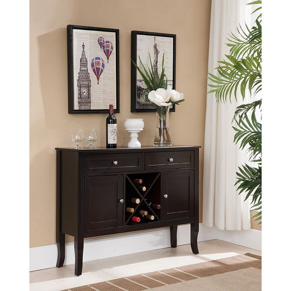 Best ideas about Buffet Table With Wine Rack
. Save or Pin K and B Console Buffet Wine Rack Black Cherry Free Now.