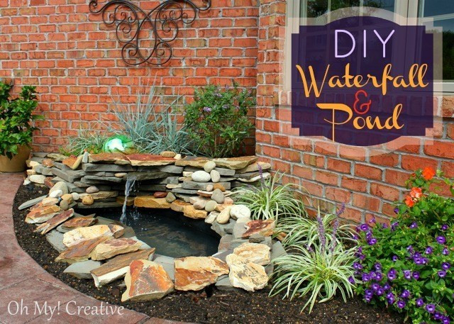 Best ideas about Build A Simple Backyard Waterfall
. Save or Pin How To Build A Pond Waterfall Step By Step Oh My Creative Now.