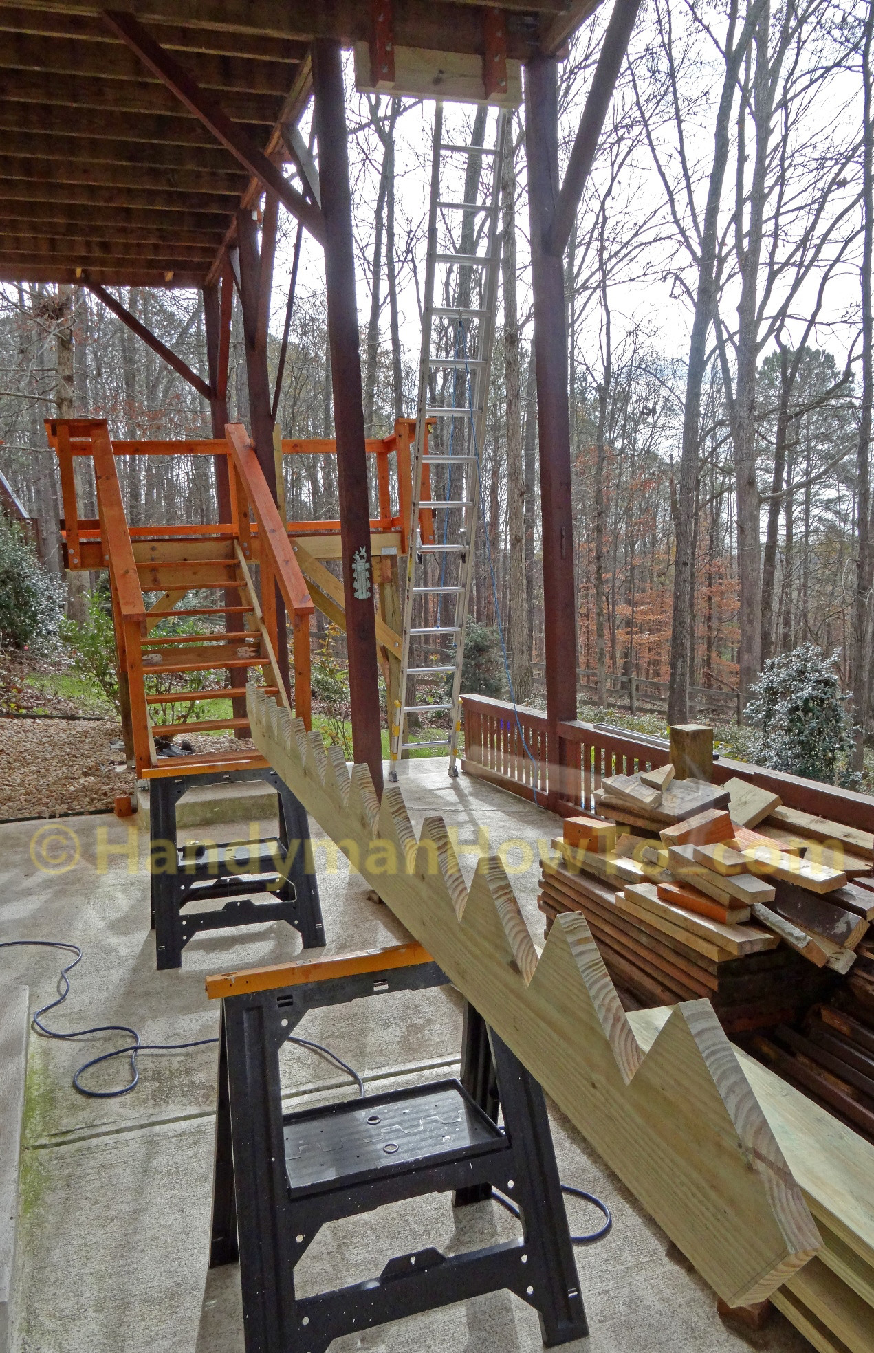 Best ideas about Build Deck Stairs
. Save or Pin Build Wood Deck Stairs Layout Solid and Sawn Stringers Now.