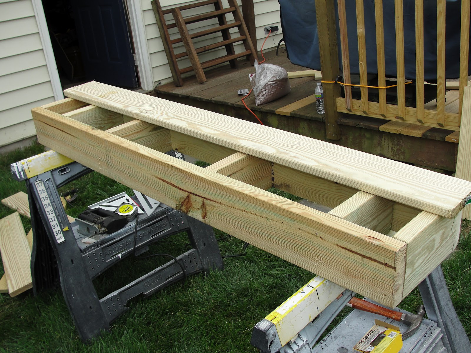 Best ideas about Build Deck Stairs
. Save or Pin Lessons from the Garden Building a Box Step for the deck Now.