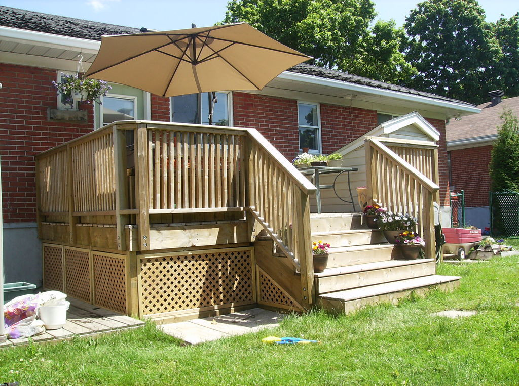 Best ideas about Building A Patio
. Save or Pin Building a Wooden Deck Over a Concrete e 6 Steps with Now.