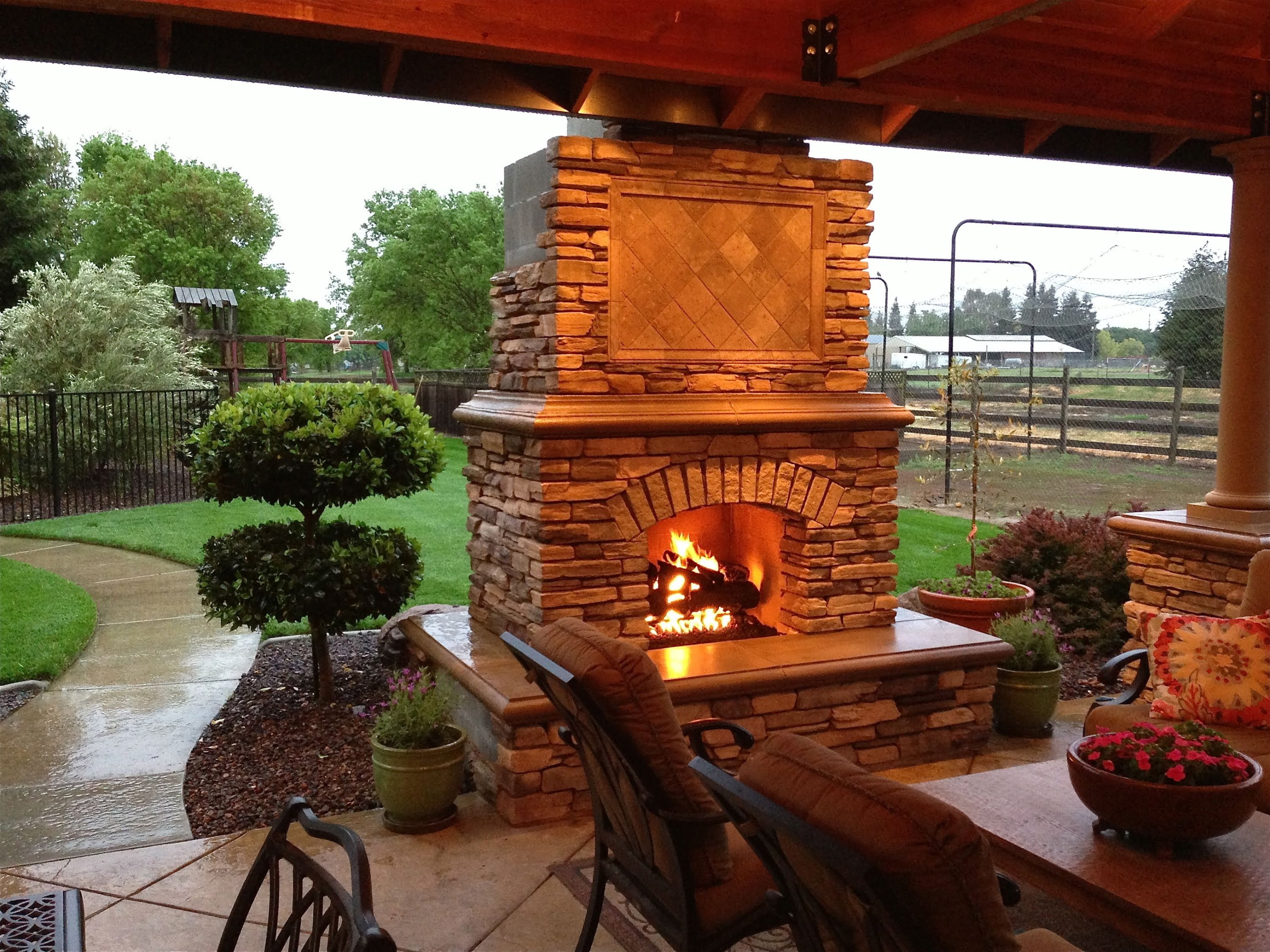 Best ideas about Building An Outdoor Fireplace
. Save or Pin DIY Outdoor Fireplace Project Now.
