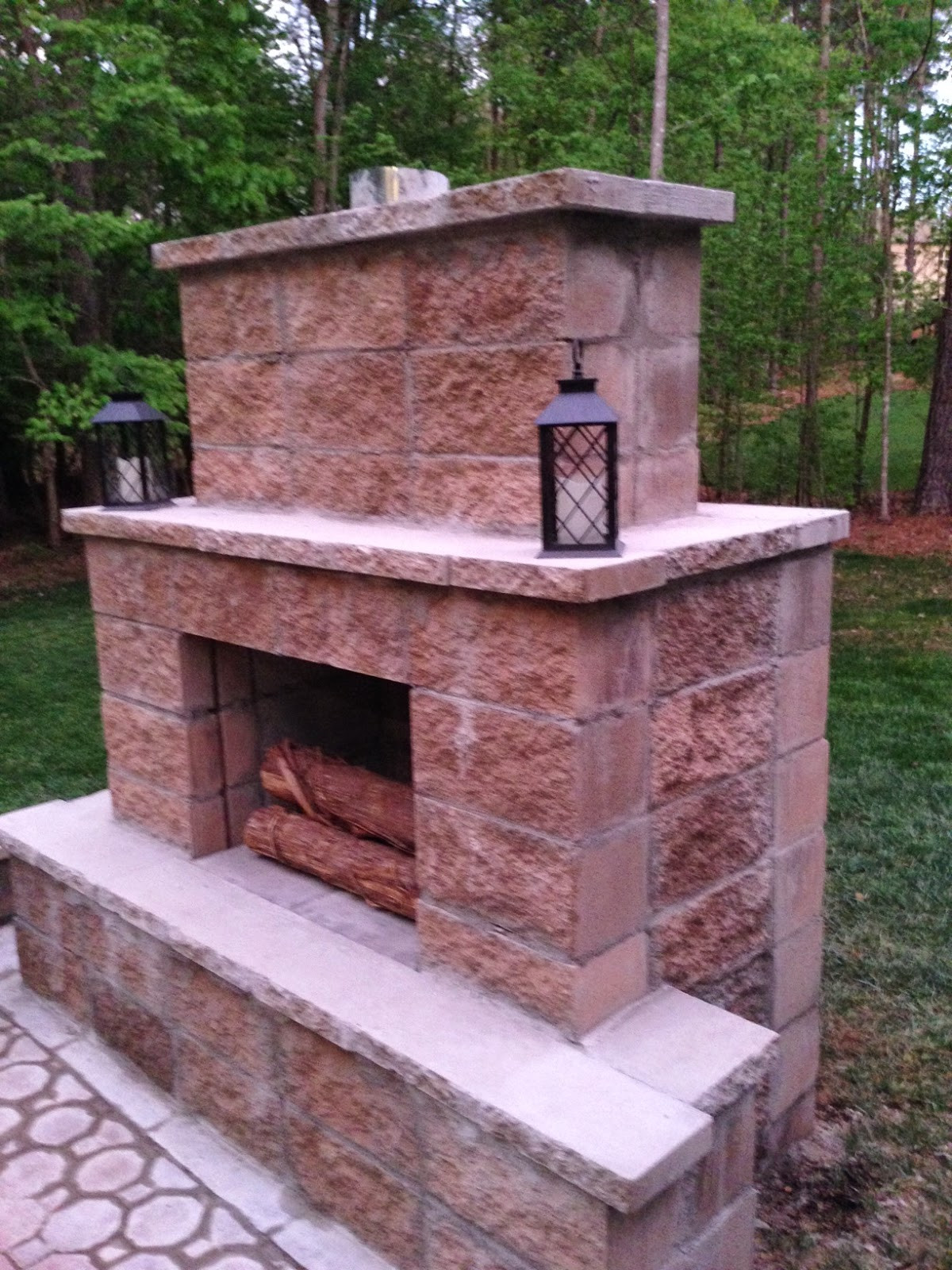 Best ideas about Building An Outdoor Fireplace
. Save or Pin Life in the Barbie Dream House DIY Paver Patio and Now.