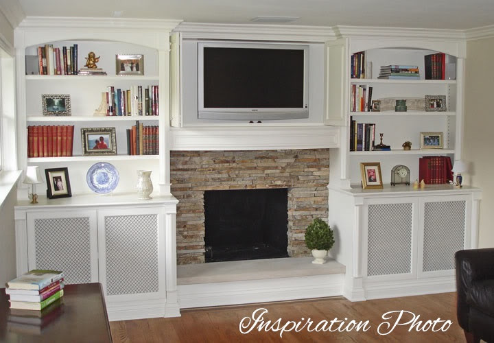 Best ideas about Built In Shelves Around Fireplace
. Save or Pin Shush In Your Home My Sister s Family Room Now.