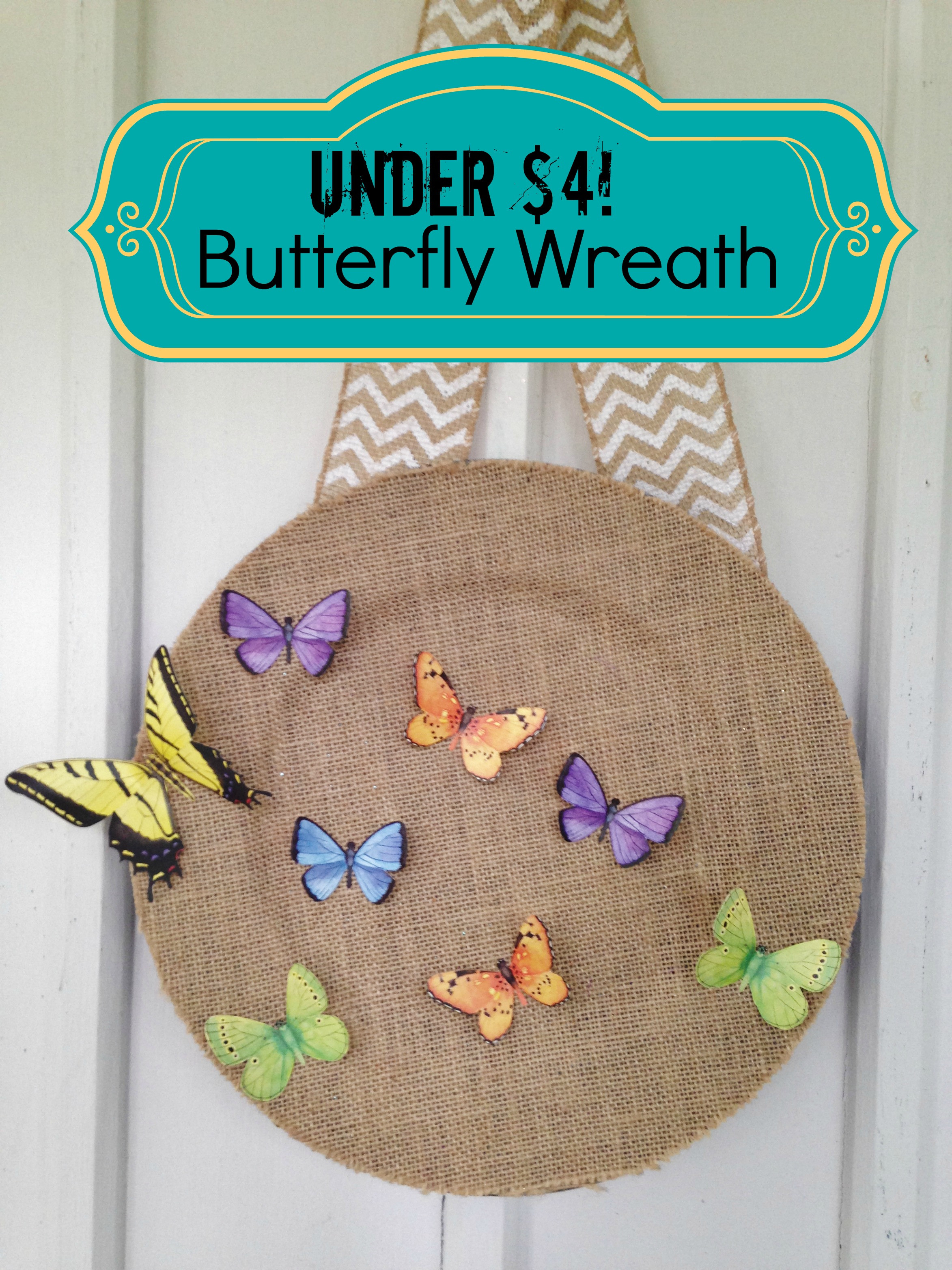 Best ideas about Butterfly Craft Ideas For Adults
. Save or Pin Spring Frugal Butterfly Door Wreath Home Decor Now.