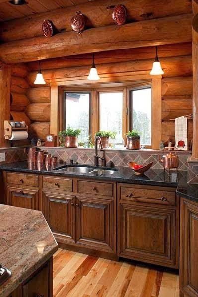Best ideas about Cabin Kitchen Decor
. Save or Pin 25 best ideas about Log home kitchens on Pinterest Now.