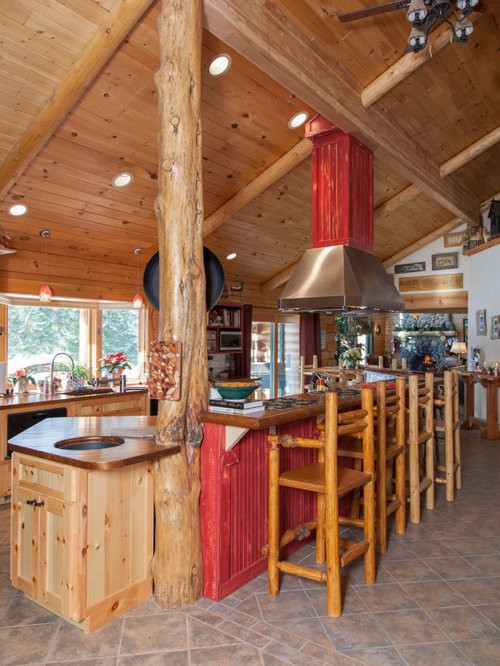 Best ideas about Cabin Kitchen Decor
. Save or Pin Log Cabin Kitchens Home Design Ideas Remodel Now.