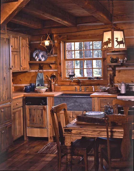 Best ideas about Cabin Kitchen Ideas
. Save or Pin Jack Hanna s Cozy Log Cabin in Montana Hooked on Houses Now.