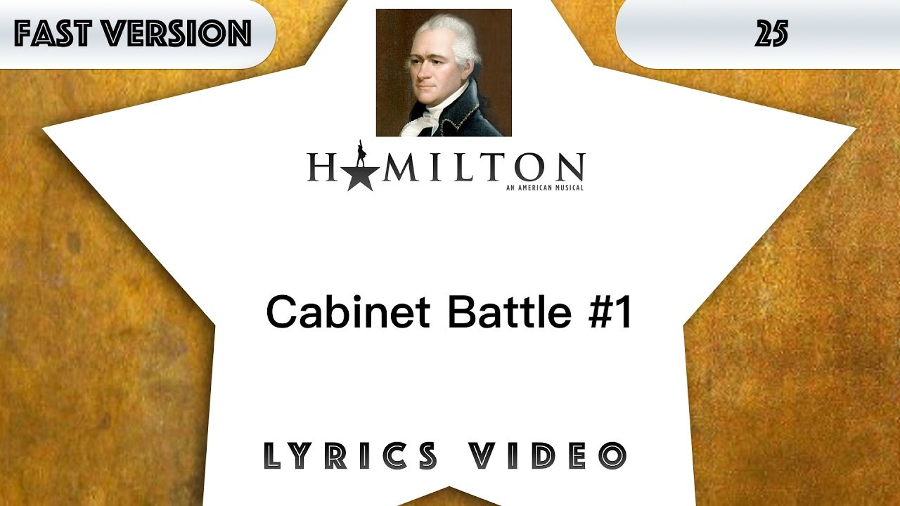 Best ideas about Cabinet Battle 1 Lyrics
. Save or Pin 25 episode Hamilton Cabinet Battle 1 [Music Lyrics Now.