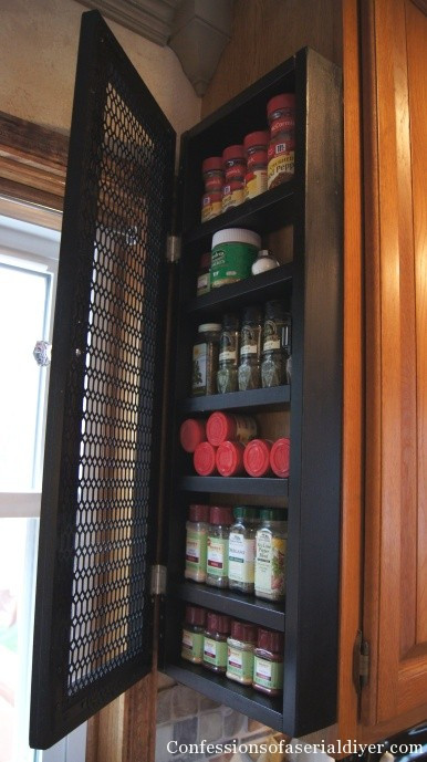 Best ideas about Cabinet Door Spice Rack DIY
. Save or Pin DIY Spice Cabinet and 17 More Kitchen Organization Ideas Now.