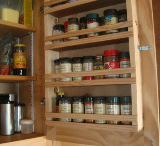 Best ideas about Cabinet Door Spice Rack DIY
. Save or Pin Custom Touch for Do It Yourself Cabinets A Built in Spice Now.