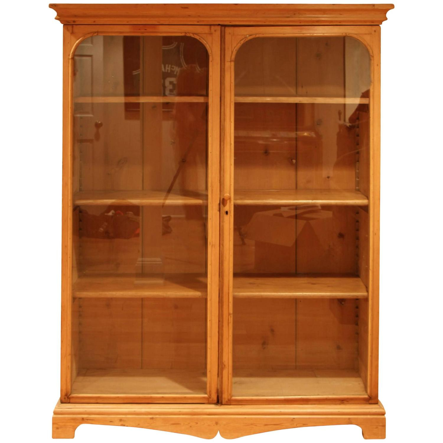 Best ideas about Cabinet Doors For Sale
. Save or Pin Pine Cabinet with Glass Doors and Adjustable Shelves For Now.