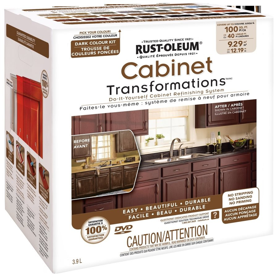 Best ideas about Cabinet Refinishing Kit
. Save or Pin Rust Oleum Cabinet Transformations Do It Yourself Cabinet Now.