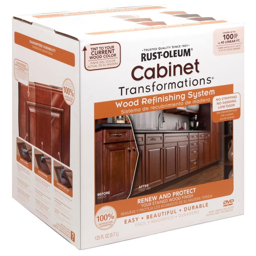 Best ideas about Cabinet Refinishing Kit
. Save or Pin Rust Oleum Transformations Cabinet Wood Refinishing System Now.