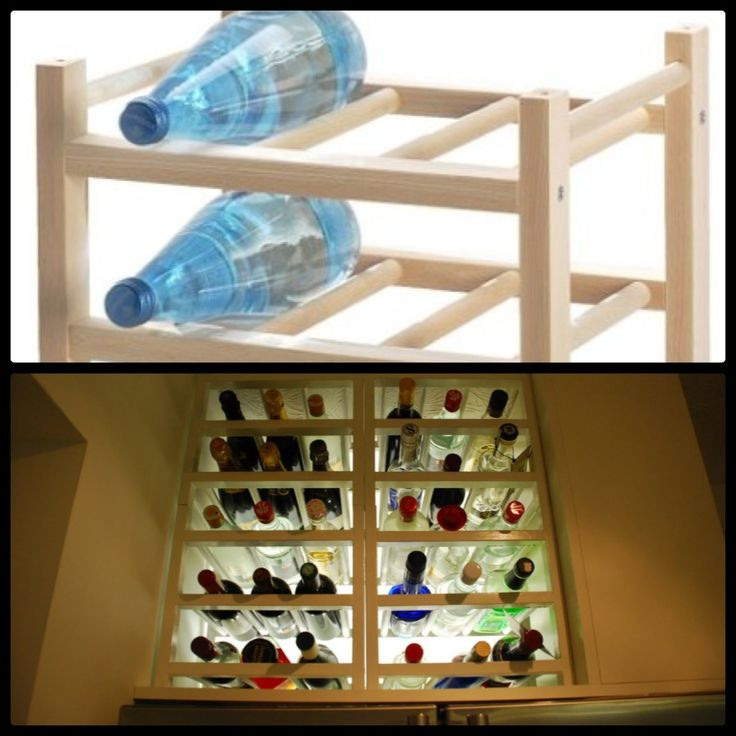 Best ideas about Cabinet Wine Rack Inserts
. Save or Pin Insert a Ikea Hutton Wine Rack into a cabinet to store Now.