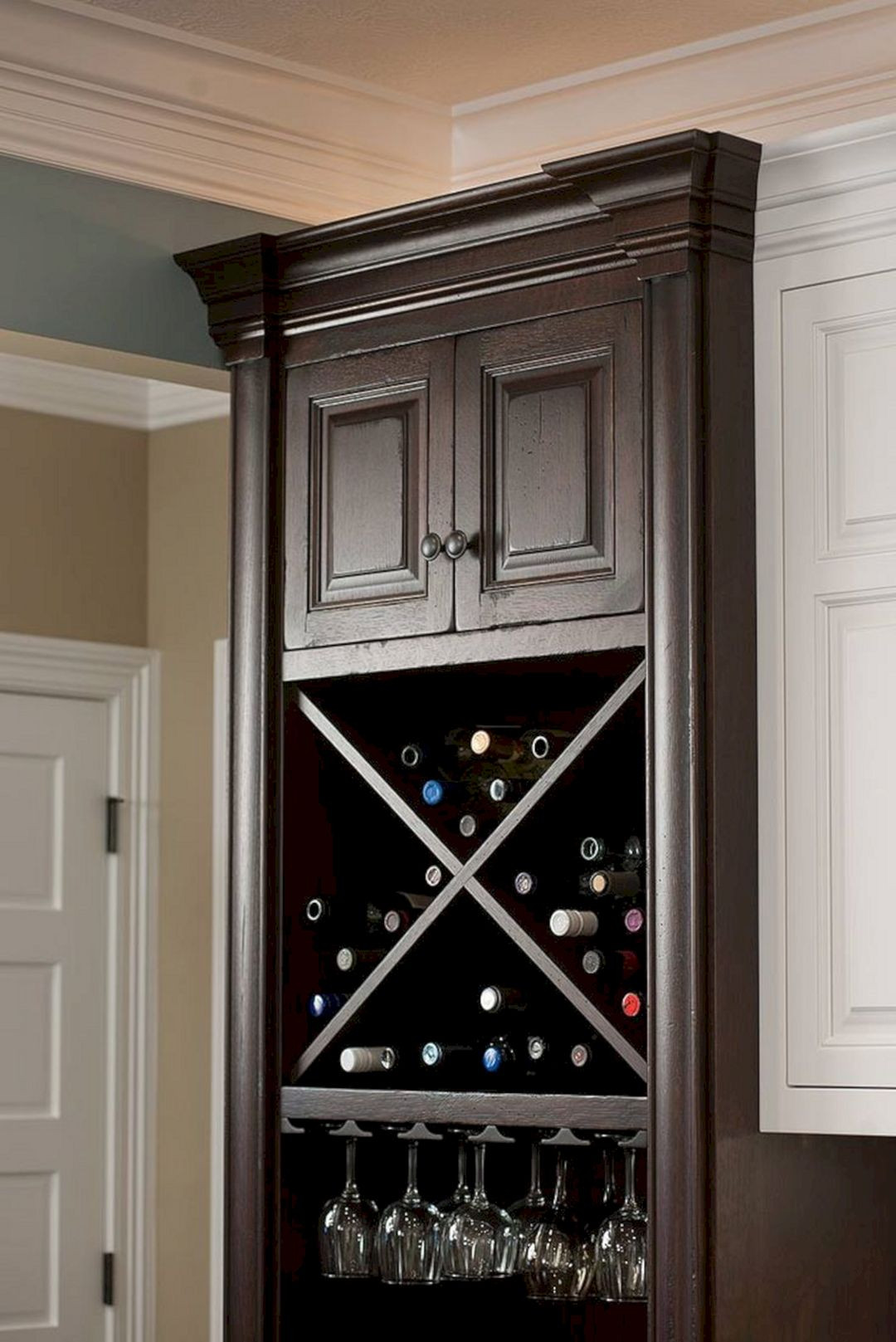 Best ideas about Cabinet With Wine Rack
. Save or Pin 24 Best And Beautiful Wine Storage Ideas For Your Kitchen Now.