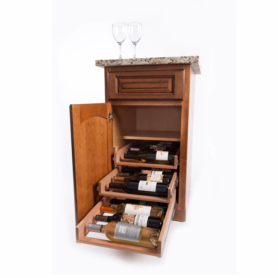 Best ideas about Cabinet With Wine Rack
. Save or Pin Wine Logic 3 Tray 18 Bottle In Cabinet Wine Rack Maple WL Now.