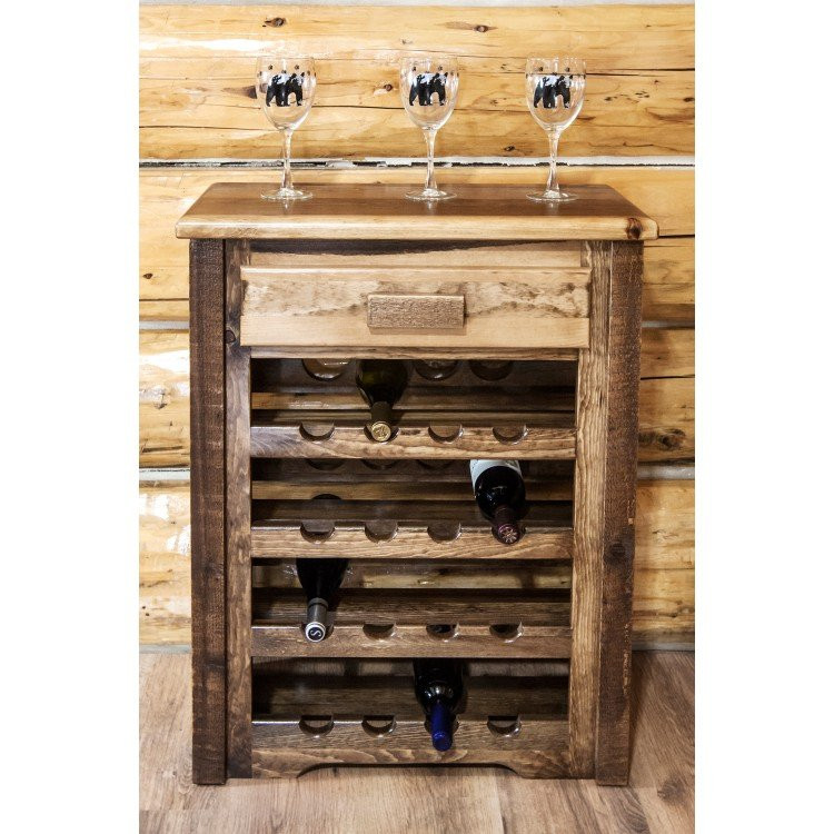 Best ideas about Cabinet With Wine Rack
. Save or Pin Homestead Barnwood Wine Rack Cabinet Now.