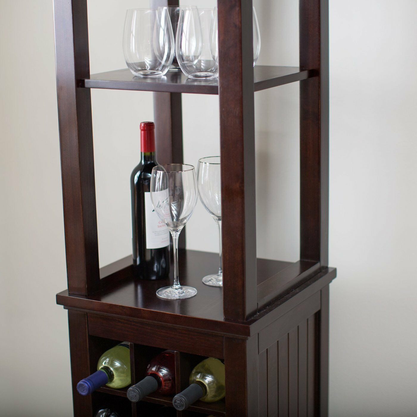 Best ideas about Cabinet With Wine Rack
. Save or Pin Wine Rack Cabinet Bottle Holder Storage Stand Tower Tall Now.