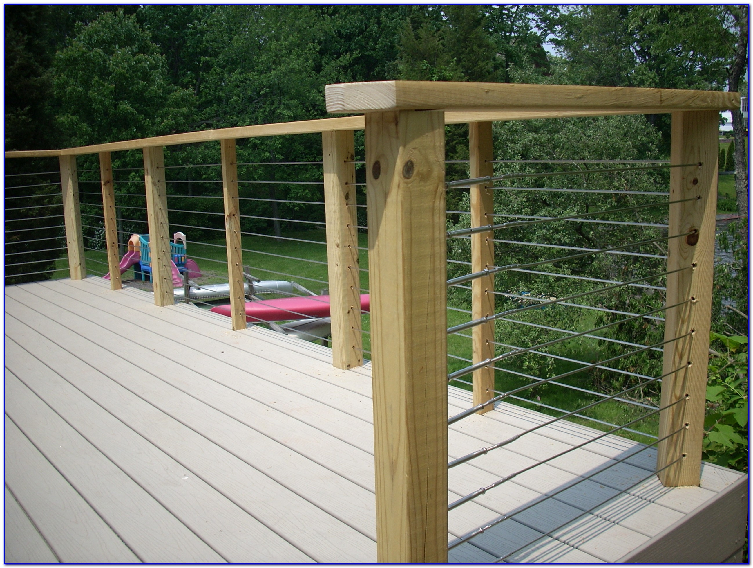 Best ideas about Cable Deck Railing DIY
. Save or Pin Decking Extremely Durable And Attractive Cable Deck Now.