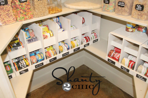 Best ideas about Can Organizer For Pantry
. Save or Pin Pantry Ideas DIY Canned Food Storage Shanty 2 Chic Now.