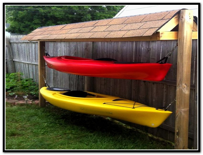 Best ideas about Canoe Storage Ideas
. Save or Pin Outdoor Kayak Storage Shed Dam House Dock Now.