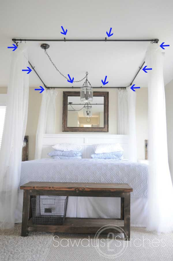 Best ideas about Canopy Bed DIY
. Save or Pin 20 Magical DIY Bed Canopy Ideas Will Make You Sleep Romantic Now.