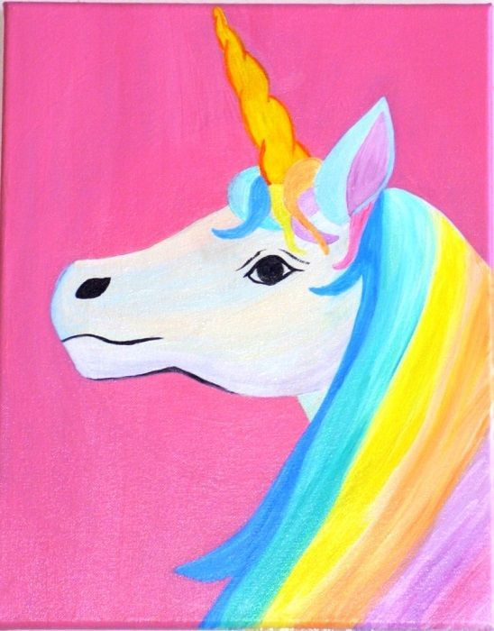 Best ideas about Canvas Paintings Ideas For Kids
. Save or Pin rainbow unicorn Rainbow Unicorn Now.